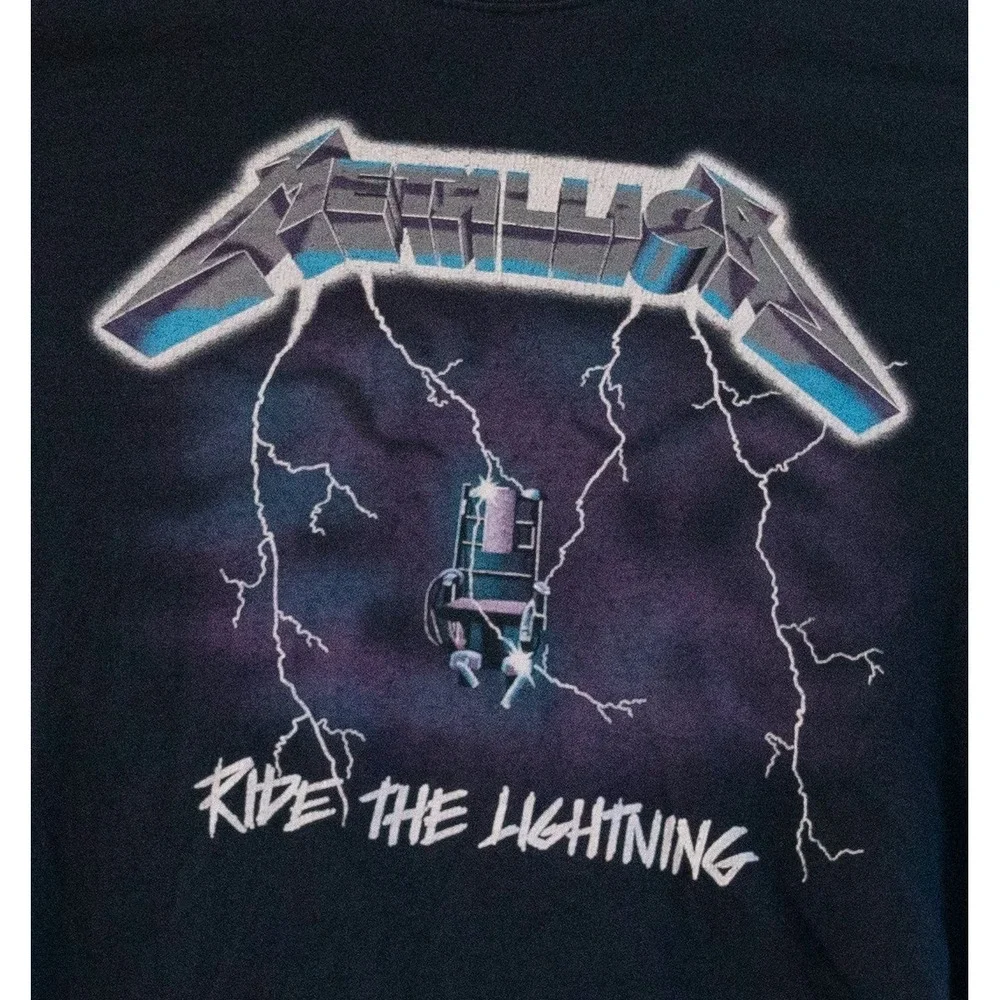 Metallica Ride The‎ Lightning T-Shirt Black Size L